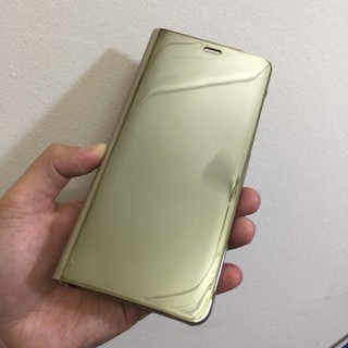 Bao Da Tráng Gương Samsung A8, A8 Plus