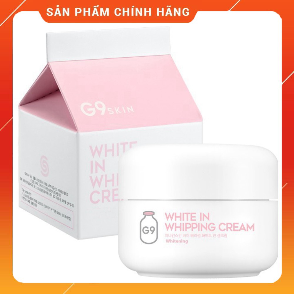 Kem dưỡng trắng da white in whipping cream G9 Skin