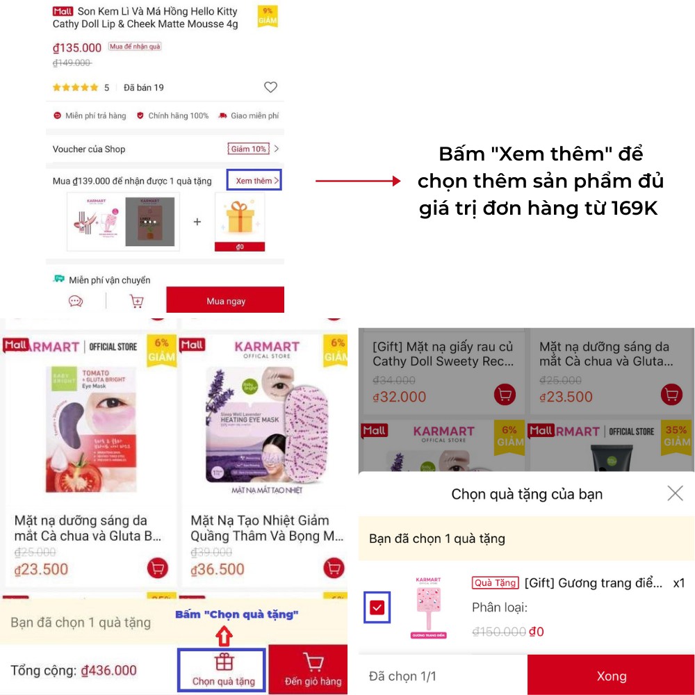 Phấn phủ kiềm dầu chống bóng nhờn Hello Kitty Cathy Doll Oil Control Blur Pact 6.5g Translucent | BigBuy360 - bigbuy360.vn