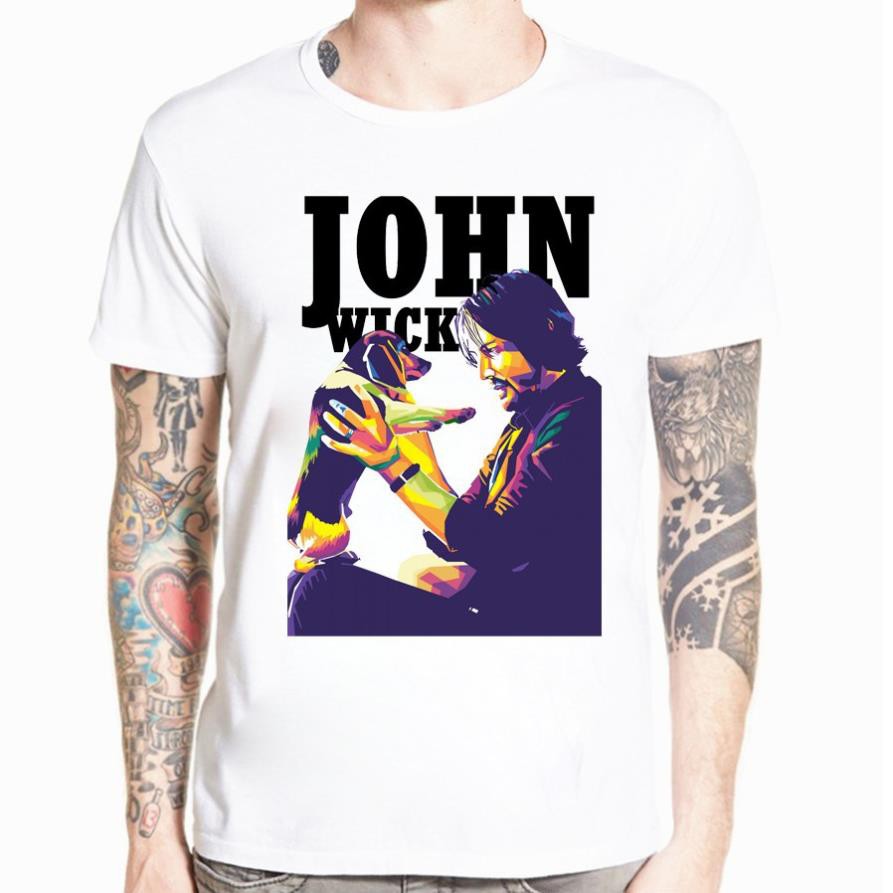 [Siêu Hot] Áo thun Movie in hình John Wick - Form rộng BIGSIZE F2186