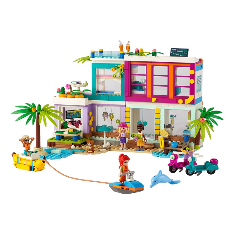 Đồ Chơi LEGO FRIENDS Biệt Thự Nghỉ Dưỡng Bãi Biển 41709 (686 chi tiết)