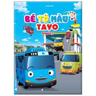 Sách bé tô màu tayo - quyển 3