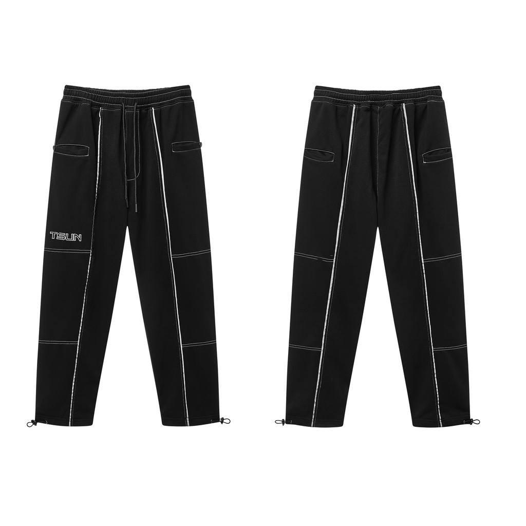 Quần TSUN Reflective Line Pant - Phản quang - Đen - Unisex