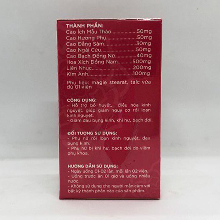 Viên Uống Xuân Nữ Đan - Hỗ trợ điều hòa kinh nguyệt Hộp 30 viên - Coastlinecare Pharmacy