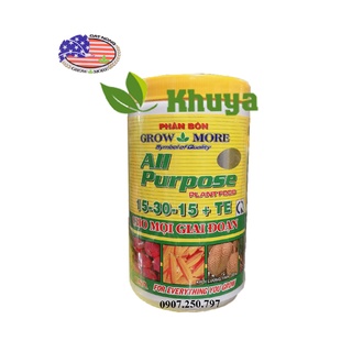 Phân bón lá growmore npk 15-30-15+te 500gr