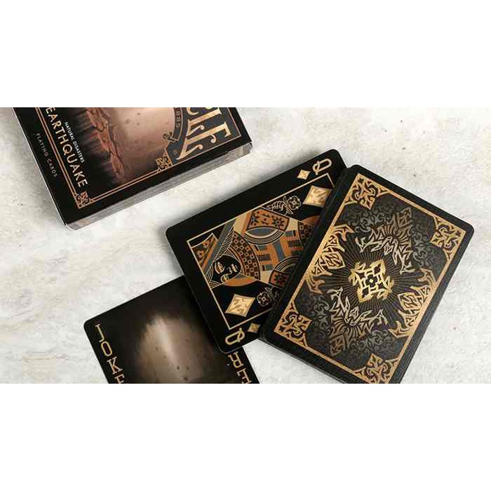 Bài Mỹ ảo thuật bicycle USA cao cấp : Bicycle Natural Disasters ''Earthquake'' Playing Cards by Collectable Playing