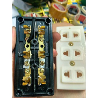 Ổ cắm 3 lỗ K103.- GIÁ RẺ.
