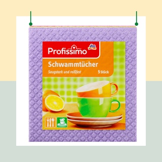 KHĂN LAU ĐA NĂNG XỐP VẢI PROFISSIMO không bục bở, lau chùi trên mọi bề mặt được tin dùng tại Đức