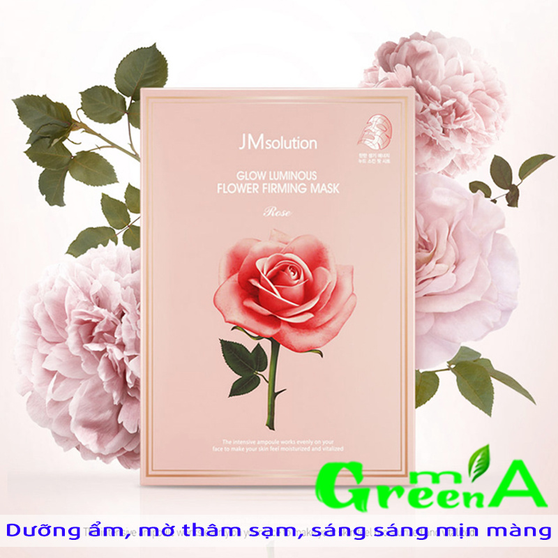 Mặt Nạ Hoa Hồng JMSOLUTION Dưỡng Sáng Da Hàn Quốc (miếng lẻ) JM Solution Glow Luminous Flower Firming Mask