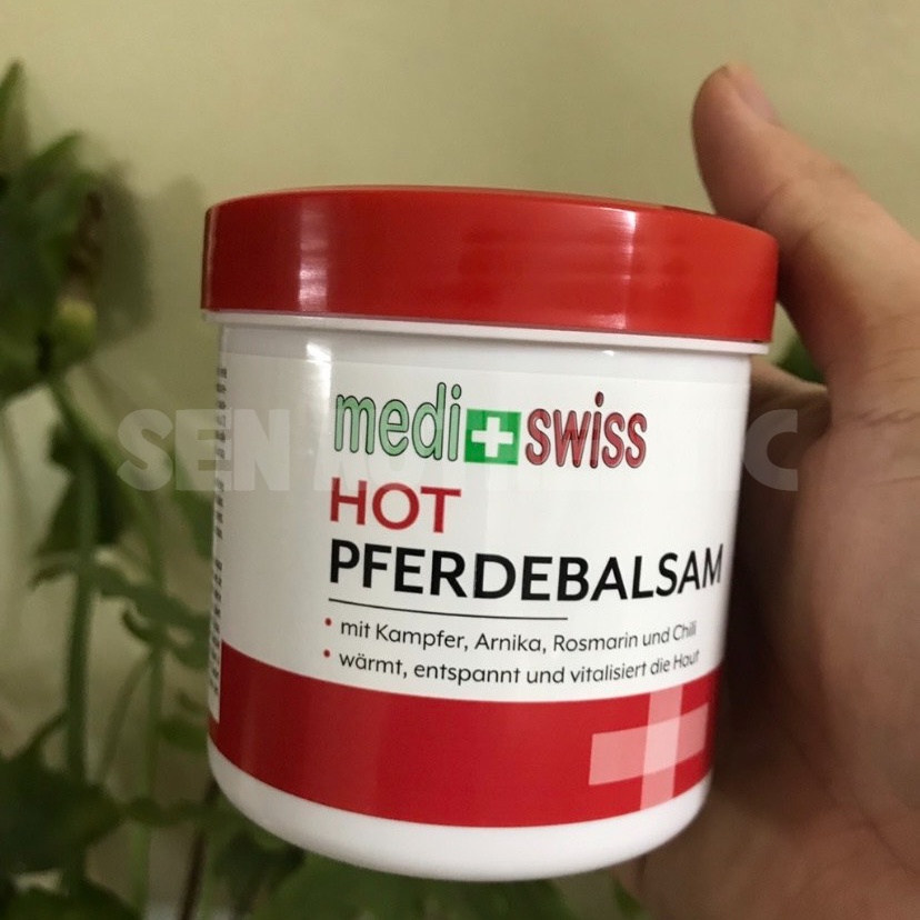 CAO NGỰA BÔI XOA BÓP GIẢM ĐAU NHỨC MEDI + SWISS HOT PFERDEBALSAM