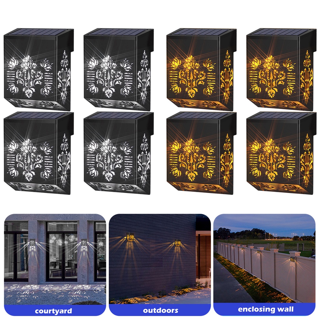 Đèn LED Năng Lượng Mặt Trời Chống Thấm Nước Chiếu Sáng Bậc Thang Tự Động Bật / Tắt