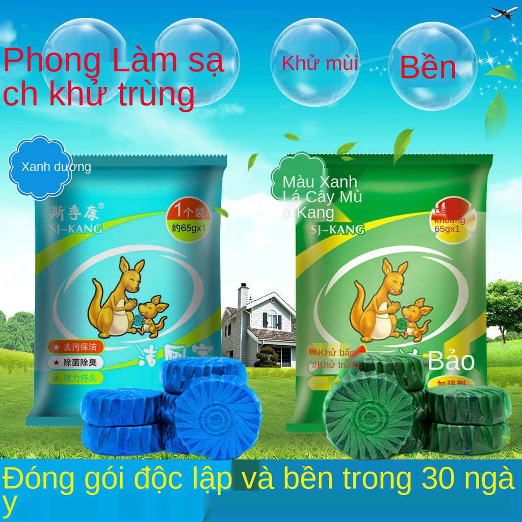 [Một viên sử dụng trong 30 ngày] Nước tẩy rửa toilet Bubble Green, bồn cầu bong bóng xanh, BMW Bucket