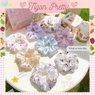 Dây Buộc Tóc Scrunchies Gấu, Bò Sữa Hot 2021