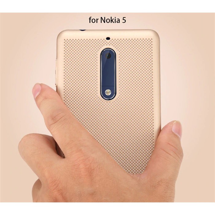 [Giá rẻ nhất ] Ốp lưng Nokia 5 dạng lưới chống nóng, tản nhiệt
