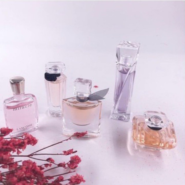 set 5 chai nước hoa cao cấp lancome chuẩn USA
