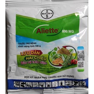 Aliette 800WG gói 100 gram - Thuốc trừ bệnh cây trồng lưu dẫn hai chiều