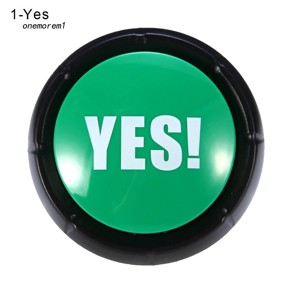 Đồ chơi nút nói chuyện phát âm thanh Bullshit Maybe No Sorry Yes vui nhộn cho bữa tiệc/ văn phòng/ nhà cửa