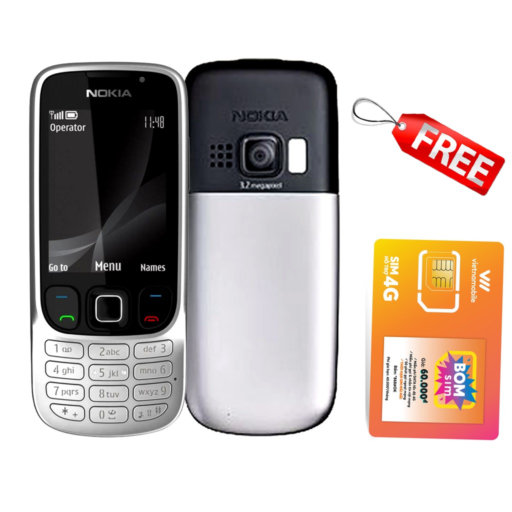 Điện thoại cổ Nokia 6303 chính hãng giá rẻ