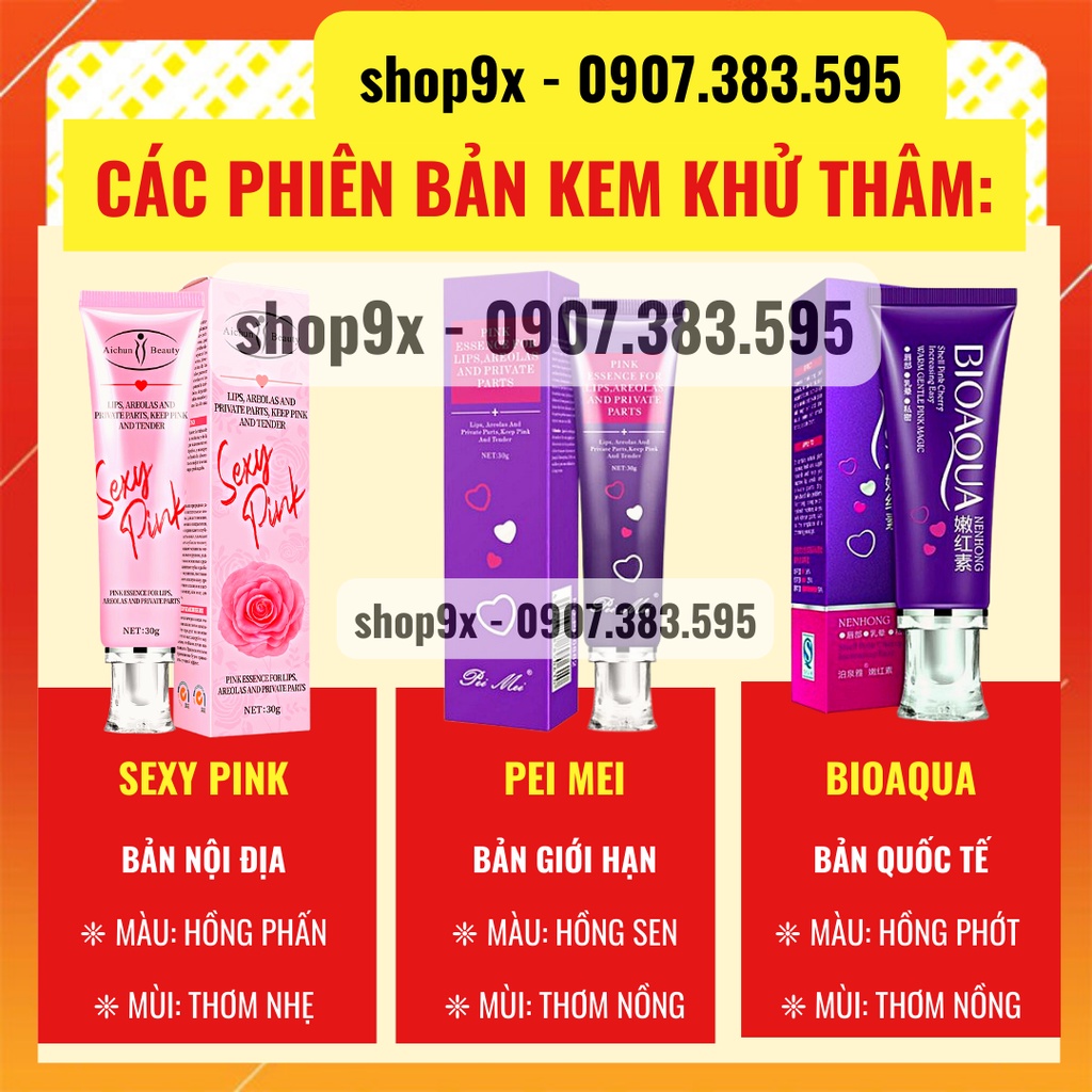 Kem Khử Thâm Dưỡng Hồng Môi - Nhũ Hoa - Vùng Kín Pei Mei 30g