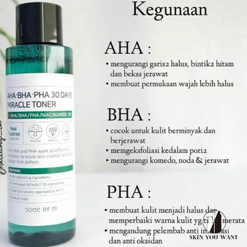 Nước Hoa Hồng Giảm Mụn Some By Mi AHA-BHA-PHA 30 Days Miracle Toner 150ml