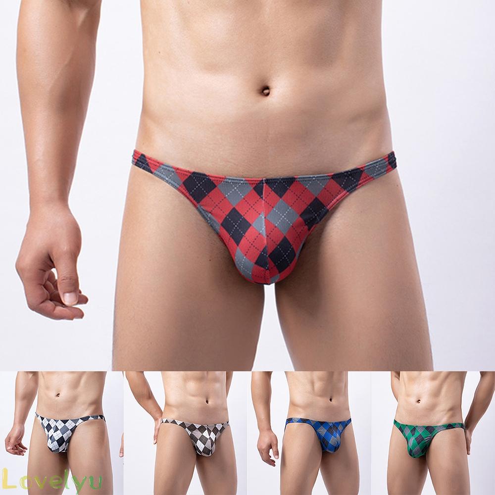 【Ready Stock】Mens Briefs Breathable Bulge Pouch Knickers Lingerie Panties Polyester@New