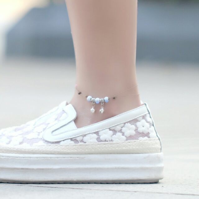 Lắc Chân Hạt Gốm Chuông