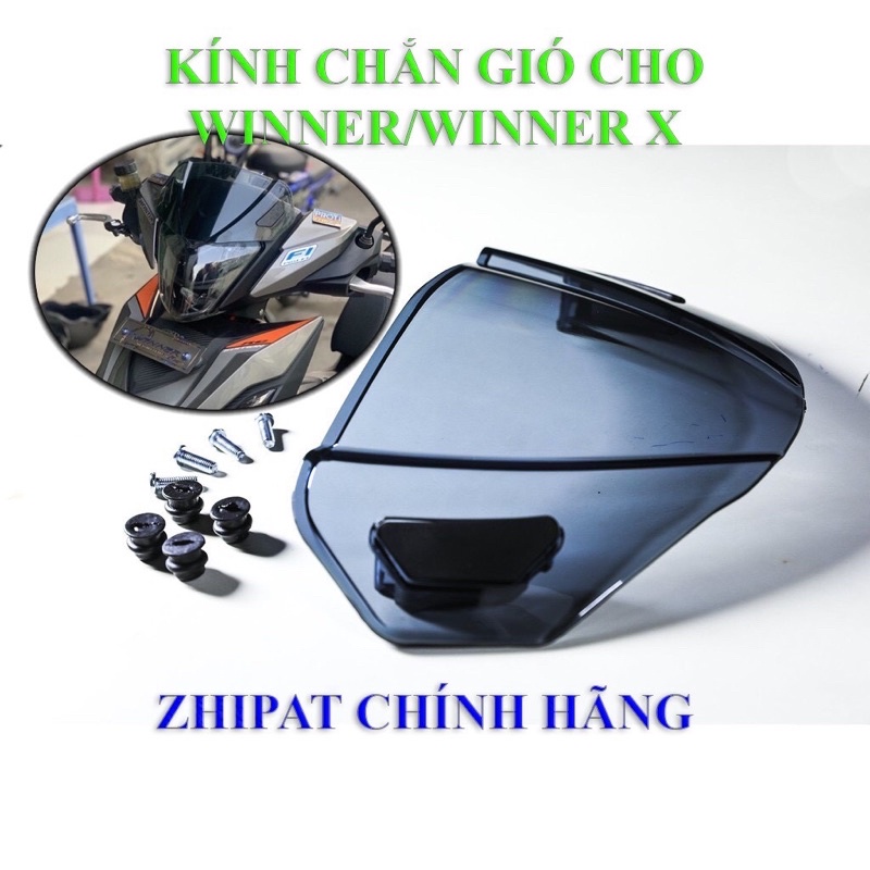 Kính/ Mão chắn gió chính hãng zhipat winner / winnerx cực sịn