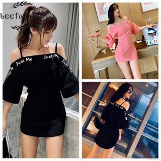 Đầm Body Trễ Vai Tay Lỡ Thiết Kế Ôm Sát Tôn Dáng