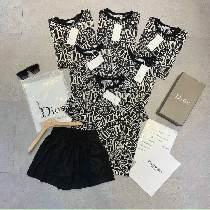 Sét bộ lụa Dior 2 màu