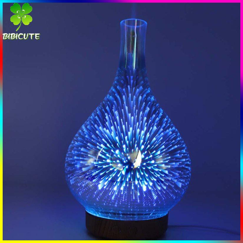 Máy Phun Sương Tạo Ẩm Không Khí 3d-001 1000ml Có Đèn Led