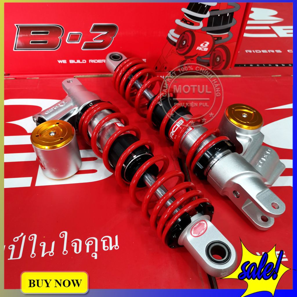 Cặp phuộc cho AB, PCX, NVX, nouvo Racing Boy sb-3 bình dầu chính hãng