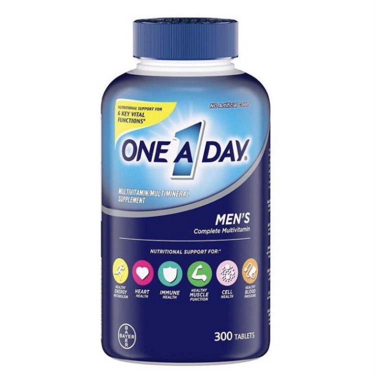 XẢ HÀNG HÀNG Viên Uống One A Day Men’s & Women’s Multivitamin Health Formula (300 Viên, Mẫu Mới) $$$