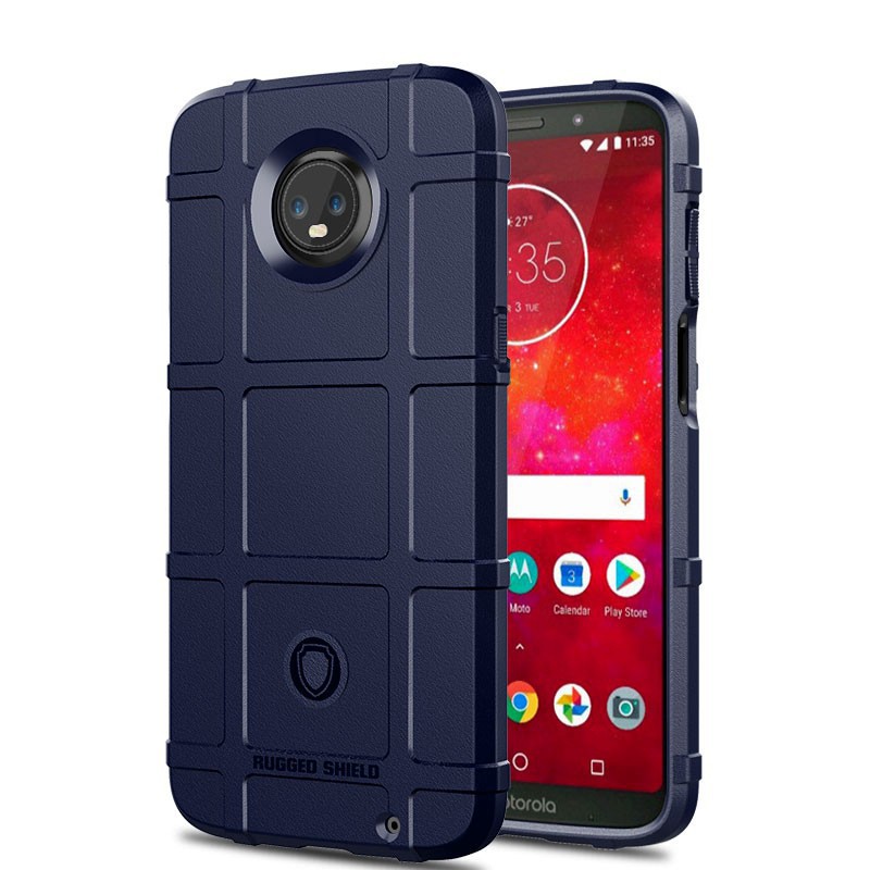 Motorola Z3 Force Play Case Shockproof Soft TPU Rugged Silicone Armor Case