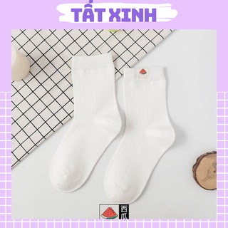 Tất vớ nữ trắng hàn quốc cute