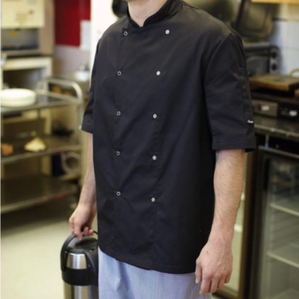 Áo bếp đồng phục nam nữ Nidala chất Kaki dài tay, đường may đẹp, sắc nét