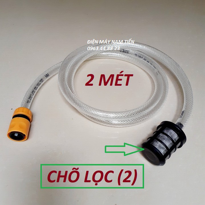 Dây cấp hút nước máy rửa xe gia đình