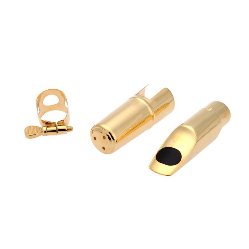 Jazz Soprano Saxophone 5C Metal Mouthpiece +Pads Cushions +Cap Buckle