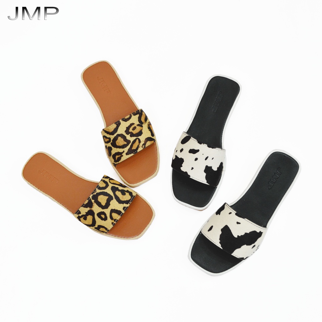 JMP - DÉP NỮ ĐẾ BỆT QUAI NGANG DA THẬT SANG TRỌNG DE75