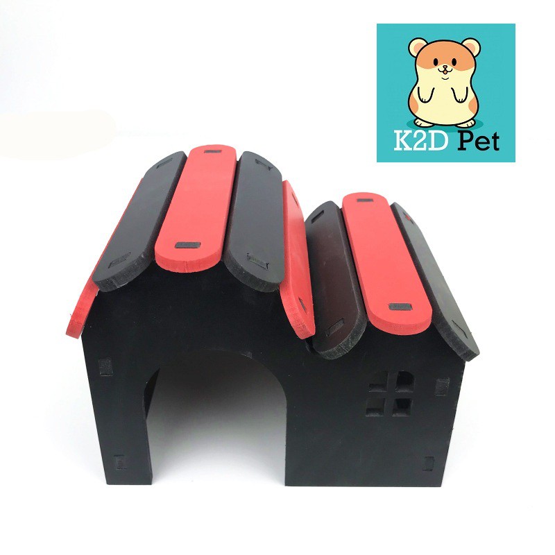 Nhà gỗ màu cho Hamster