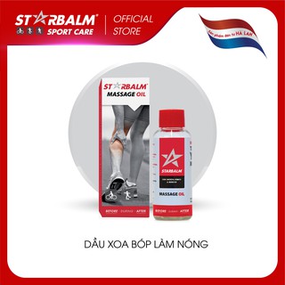 Dầu nóng xoa bóp starbalm ấm nóng cơ, giảm nhức mỏi, dầu nóng nhẹ, thích hợp xoa bóp vai, cổ, gáy, tay chân