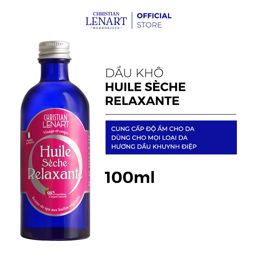 Dầu Khô Christian Lenart Relaxante 100ml (date 8/2021)