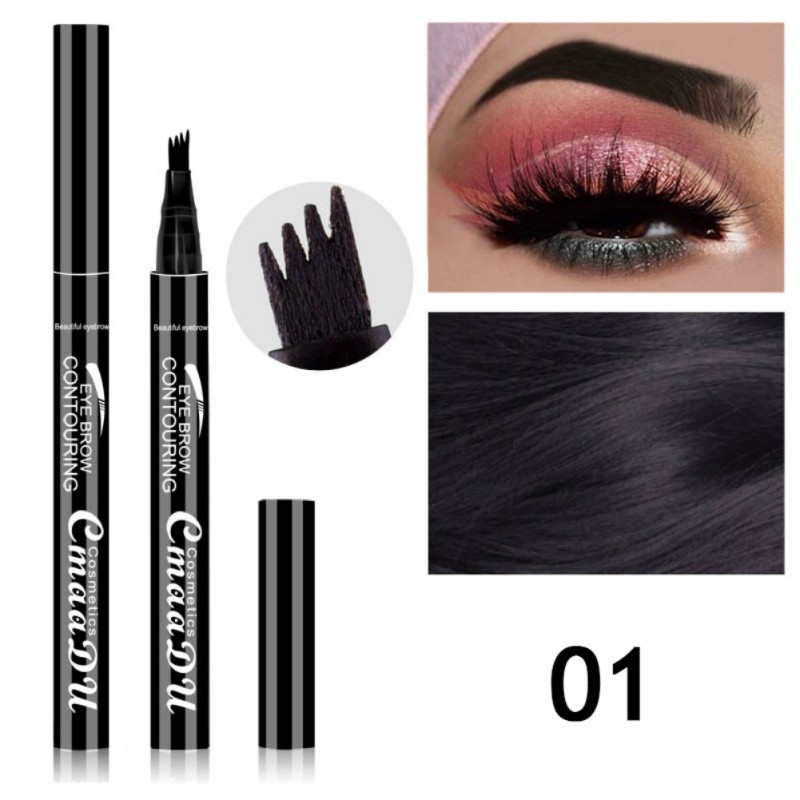 4 Head Makeup Eyebrow Enhancers 5 Colors High-end Automatic Matte Eyebrow Pencil Waterproof | BigBuy360 - bigbuy360.vn