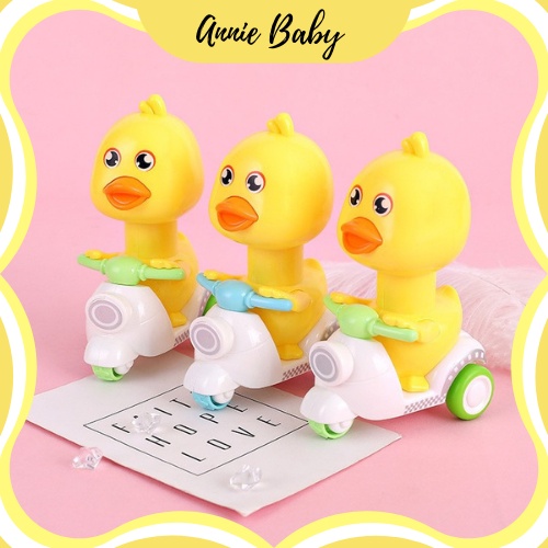 Đồ Chơi Vịt Con Đi Xe Máy Đáng Yêu ANNIE BABY, Ấn Là Chạy – Đồ Chơi Con Vịt Lái Xe Vespa Ngộ Nghĩnh