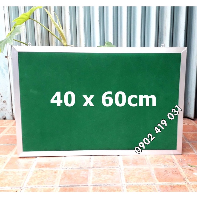 Bảng ghim nhung nỉ viền nhôm 40x60cm [ HCM - Chọn NowShip - GIAO 2H ]