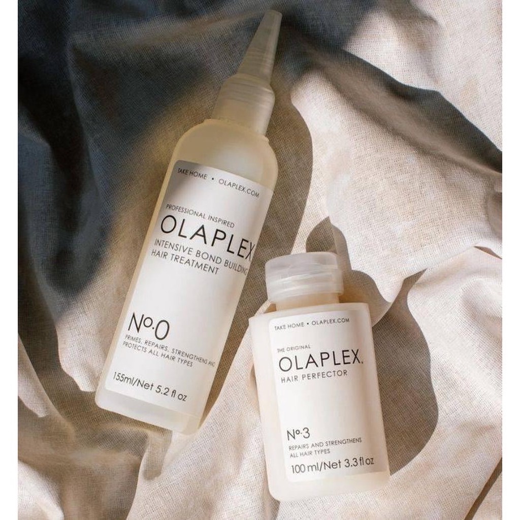 BỘ Phục hồi Olaplex No0, No3 giúp dưỡng tóc hư tổn, khô xơ, giúp tóc vào nếp, không bết dính 155ML/100ml-NEW