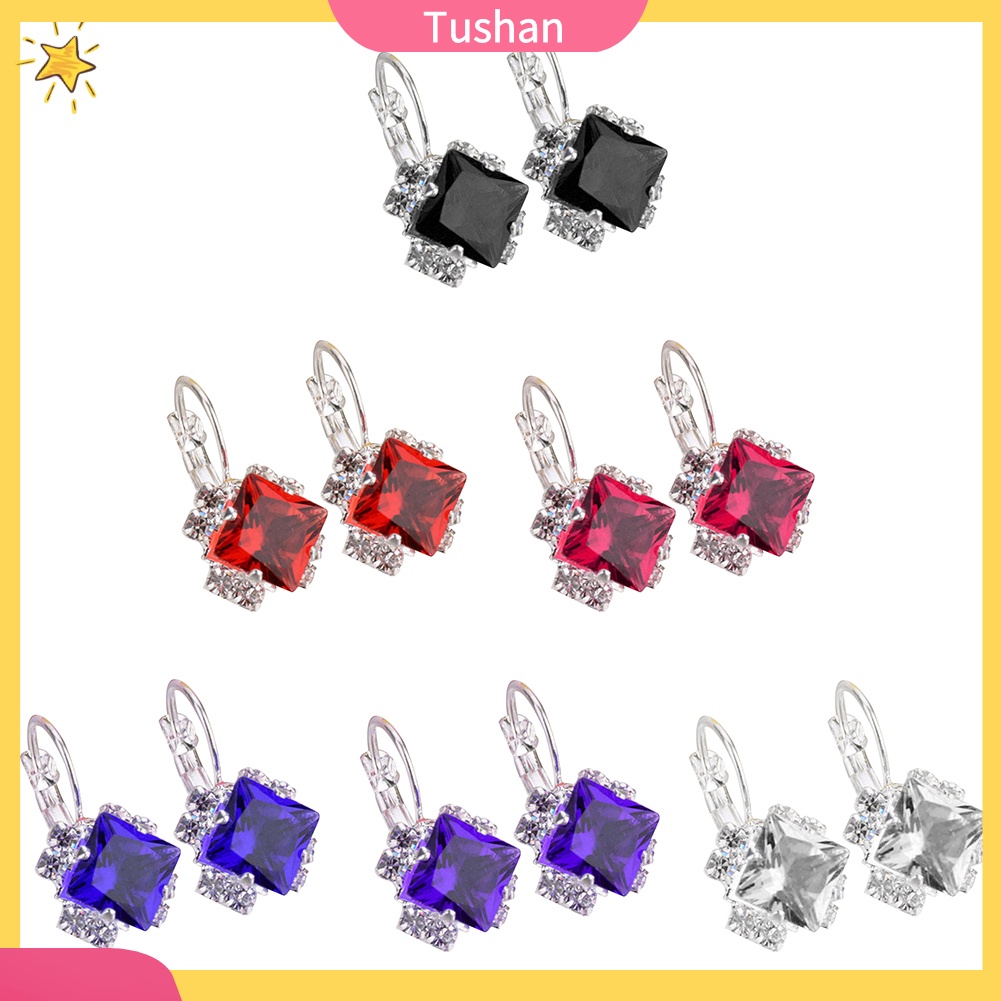 Hoa tai đính đá thời trang sang trọng dành cho nữ