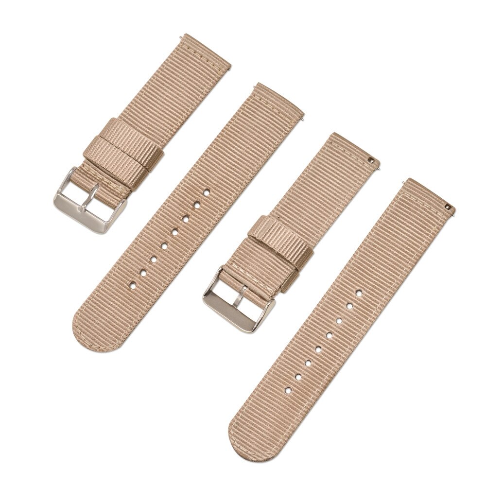 Dây Canvas 18mm 20mm 22mm 24mm Cho Đồng Hồ Samsung 40mm 44mm 42mm 46mm