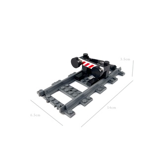 Moc Bộ Đồ Chơi Lắp Ráp Đường Ray Xe Lửa DIY Xe lửa đệm