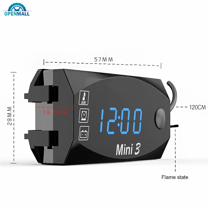 OM DC 12V LED Digital Display Voltmeter Voltage Panel Meter For Electromobile Motorcycle Car