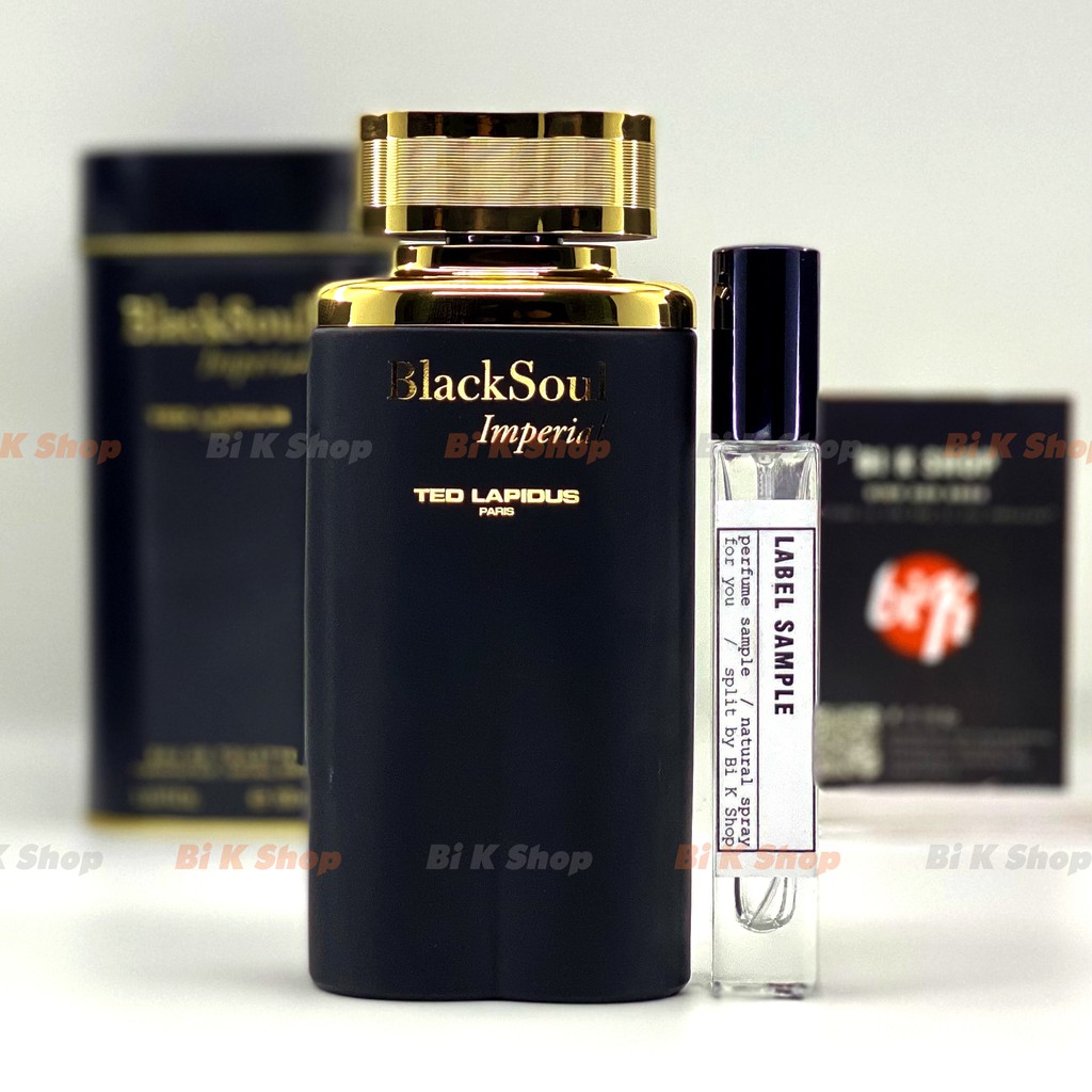 Bi K Shop - Nước hoa nam Ted Lapidus Black Soul Imperial [Mẫu thử]